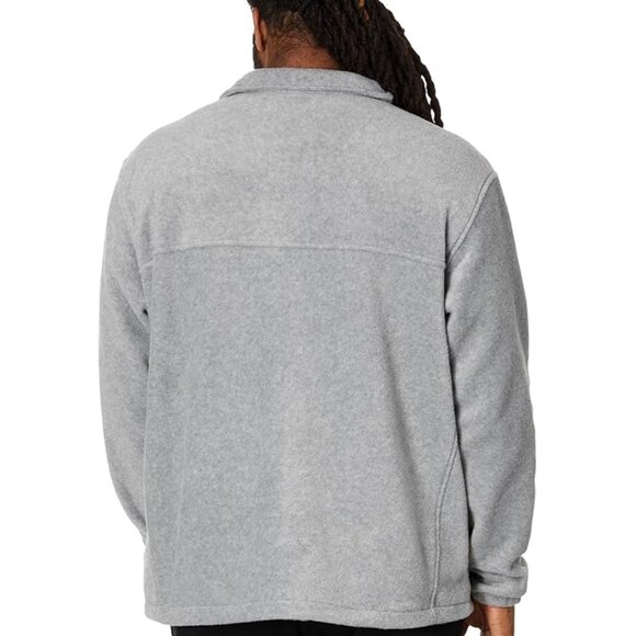 Columbia Small Men's Steens Mountain 2.0 Fleece Jacket NWT Light Gray Heather - Picture 5 of 11